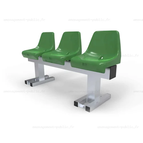 Banc de touche extérieur 3 sièges